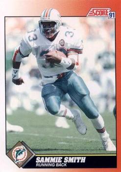 #397 Sammie Smith - Miami Dolphins - 1991 Score Football