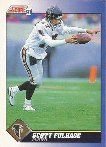 #39 Scott Fulhage - Atlanta Falcons - 1991 Score Football