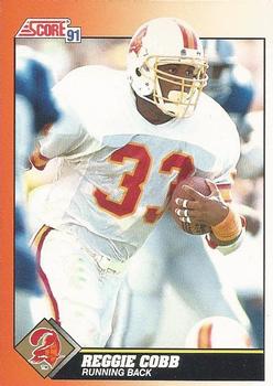 #406 Reggie Cobb - Tampa Bay Buccaneers - 1991 Score Football