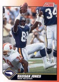 #413 Hassan Jones - Minnesota Vikings - 1991 Score Football