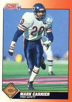 #416 Mark Carrier - Chicago Bears - 1991 Score Football