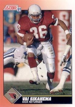 #422 Vai Sikahema - Phoenix Cardinals - 1991 Score Football