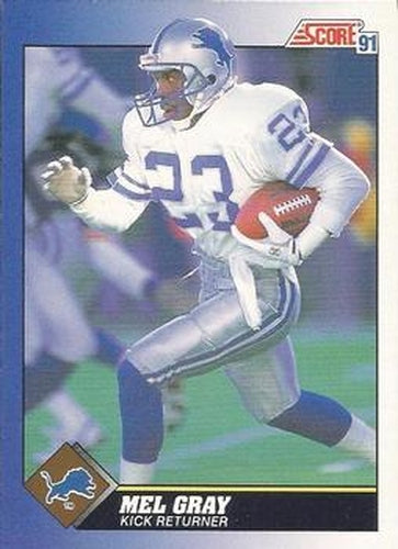 #43 Mel Gray - Detroit Lions - 1991 Score Football