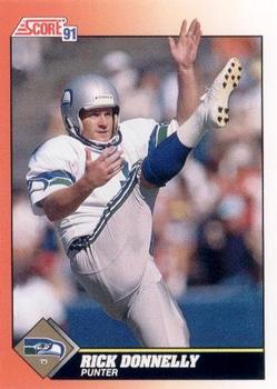 #442 Rick Donnelly - Seattle Seahawks - 1991 Score Football