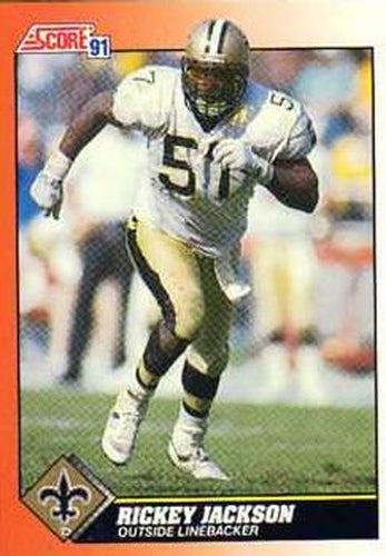 #450 Rickey Jackson - New Orleans Saints - 1991 Score Football