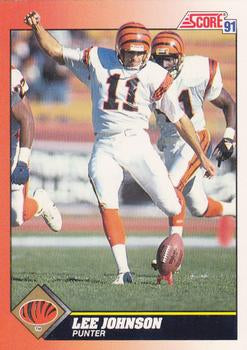 #451 Lee Johnson - Cincinnati Bengals - 1991 Score Football