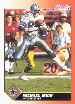 #452 Michael Irvin - Dallas Cowboys - 1991 Score Football