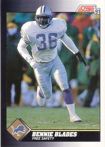 #464 Bennie Blades - Detroit Lions - 1991 Score Football