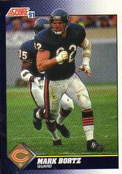 #465 Mark Bortz - Chicago Bears - 1991 Score Football