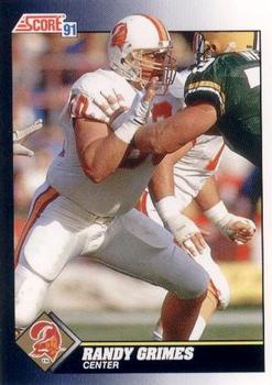#468 Randy Grimes - Tampa Bay Buccaneers - 1991 Score Football