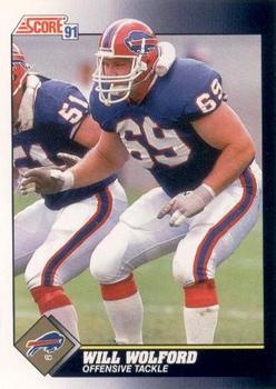 #472 Will Wolford - Buffalo Bills - 1991 Score Football