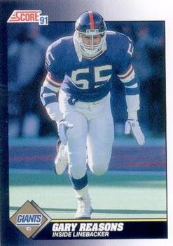 #482 Gary Reasons - New York Giants - 1991 Score Football