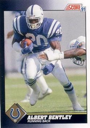 #488 Albert Bentley - Indianapolis Colts - 1991 Score Football