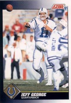 #502 Jeff George - Indianapolis Colts - 1991 Score Football