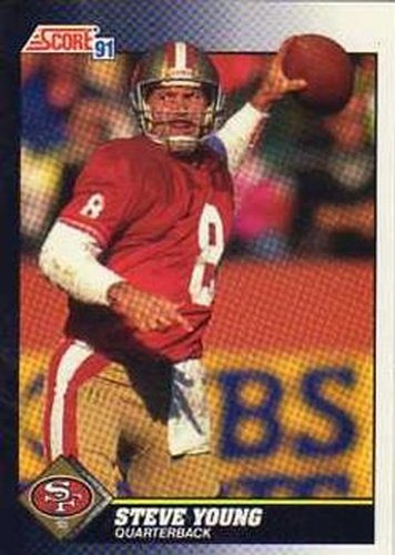 #505 Steve Young - San Francisco 49ers - 1991 Score Football