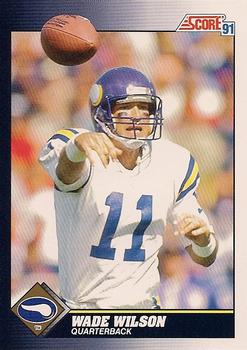 #511 Wade Wilson - Minnesota Vikings - 1991 Score Football
