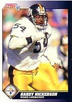 #513 Hardy Nickerson - Pittsburgh Steelers - 1991 Score Football