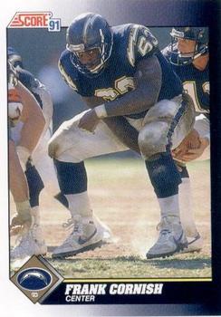 #515 Frank Cornish - San Diego Chargers - 1991 Score Football