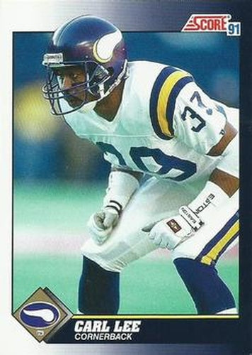 #517 Carl Lee - Minnesota Vikings - 1991 Score Football