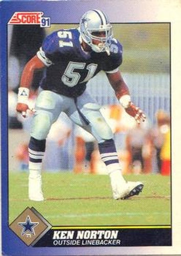 #51 Ken Norton - Dallas Cowboys - 1991 Score Football