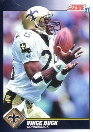 #528 Vince Buck - New Orleans Saints - 1991 Score Football