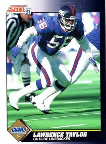 #529 Lawrence Taylor - New York Giants - 1991 Score Football