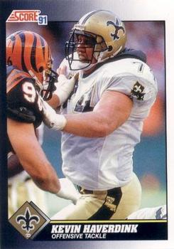 #543 Kevin Haverdink - New Orleans Saints - 1991 Score Football