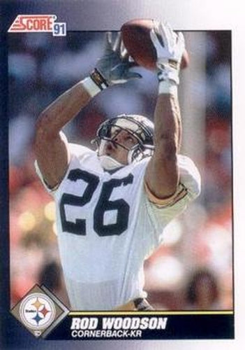 #547 Rod Woodson - Pittsburgh Steelers - 1991 Score Football
