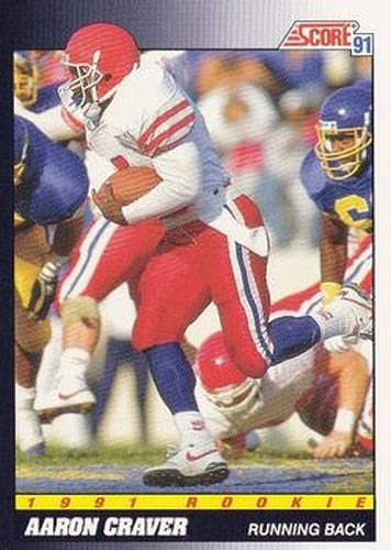 #564 Aaron Craver - Miami Dolphins - 1991 Score Football