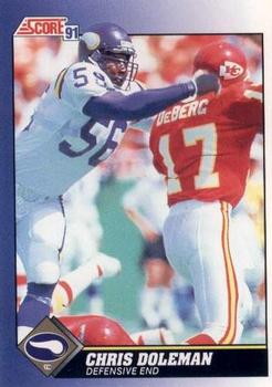 #56 Chris Doleman - Minnesota Vikings - 1991 Score Football