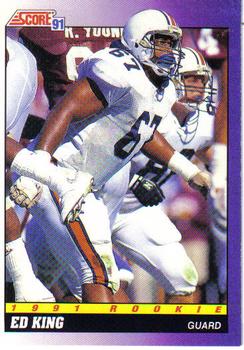 #572 Ed King - Auburn Tigers / Cleveland Browns - 1991 Score Football