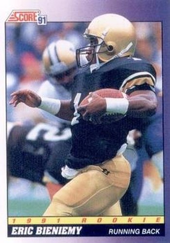 #578 Eric Bieniemy - Colorado Buffaloes / San Diego Chargers - 1991 Score Football