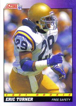 #584 Eric Turner - UCLA Bruins / Cleveland Browns - 1991 Score Football