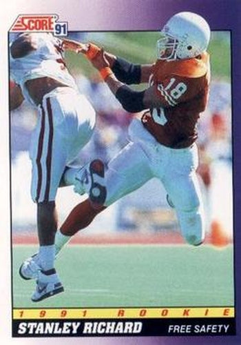 #586 Stanley Richard - Texas Longhorns / San Diego Chargers - 1991 Score Football