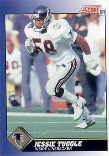 #58 Jessie Tuggle - Atlanta Falcons - 1991 Score Football