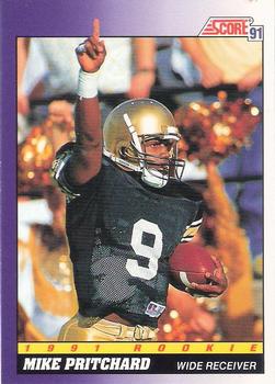 #592 Mike Pritchard - Colorado Buffaloes / Atlanta Falcons - 1991 Score Football