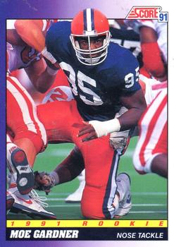 #594 Moe Gardner - Illinois Fighting Illini / Atlanta Falcons - 1991 Score Football