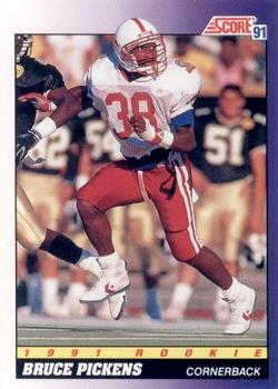 #615 Bruce Pickens - Nebraska Cornhuskers / Atlanta Falcons - 1991 Score Football