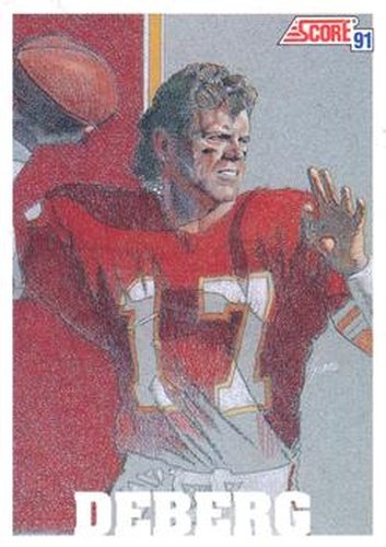 #629 Steve DeBerg - Kansas City Chiefs - 1991 Score Football