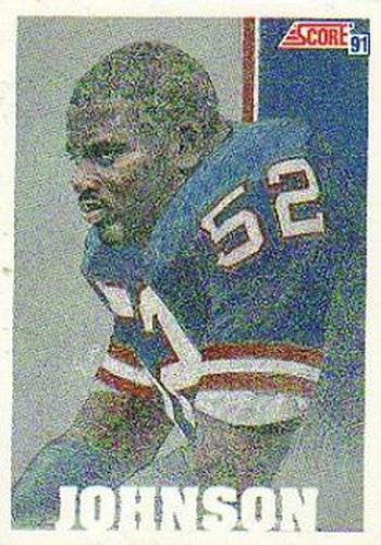 #635 Pepper Johnson - New York Giants - 1991 Score Football