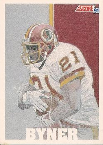 #643 Earnest Byner - Washington Redskins - 1991 Score Football
