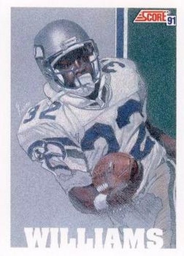 #645 John L. Williams - Seattle Seahawks - 1991 Score Football