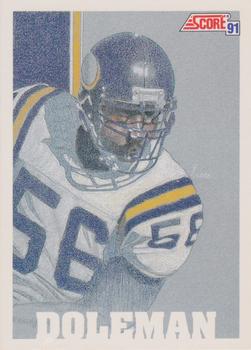 #647 Chris Doleman - Minnesota Vikings - 1991 Score Football
