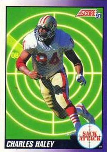 #656 Charles Haley - San Francisco 49ers - 1991 Score Football