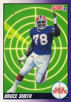 #660 Bruce Smith - Buffalo Bills - 1991 Score Football