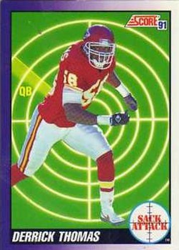 #661 Derrick Thomas - Kansas City Chiefs - 1991 Score Football