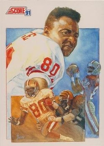 #665 Jerry Rice - San Francisco 49ers - 1991 Score Football