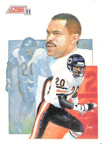 #668 Mark Carrier - Chicago Bears - 1991 Score Football