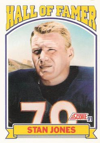 #671 Stan Jones - Chicago Bears - 1991 Score Football
