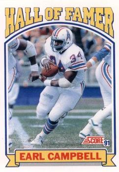 #674 Earl Campbell - Houston Oilers - 1991 Score Football